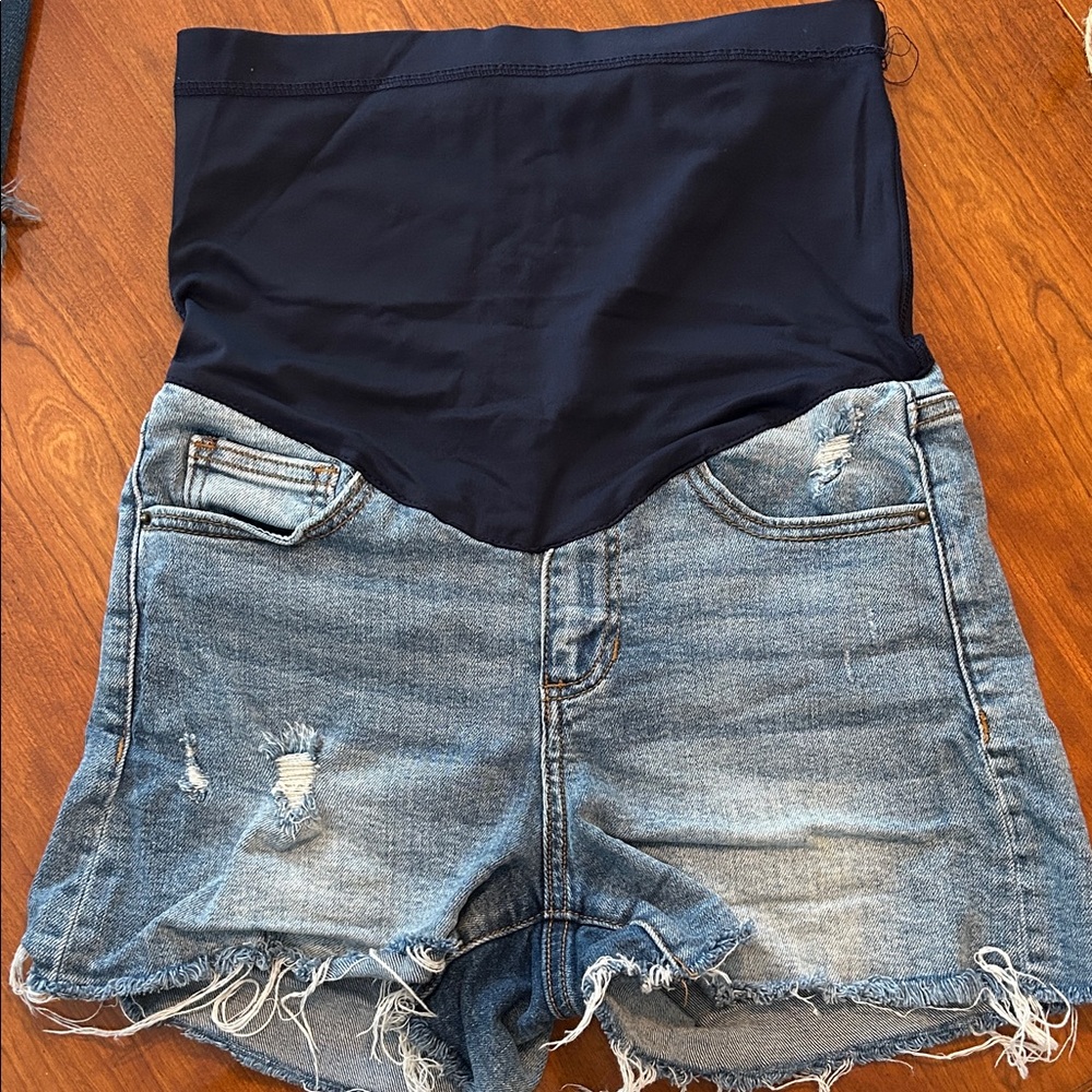 Pinkblush Maternity Denim Shorts